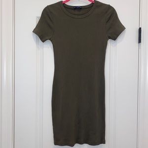 Brandy Melville Tight Green Dress- OS- NWOT